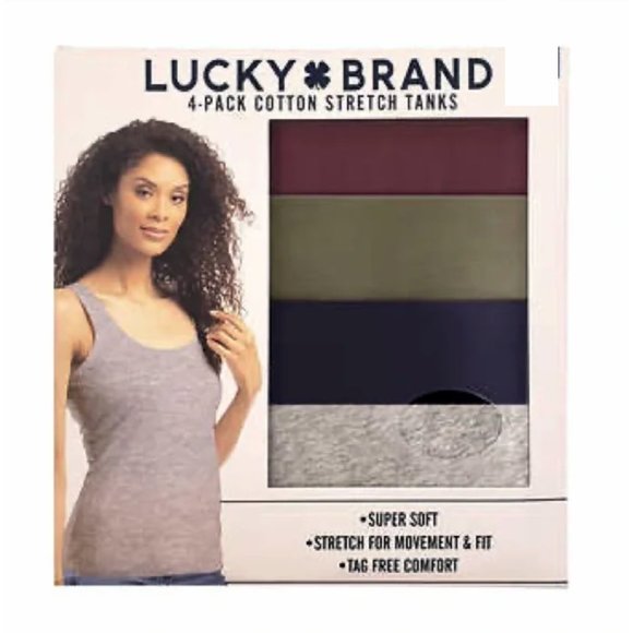 Lucky Brand Tops - Lucky Brand Women’s Tank Tops - 4 Pack NIB Size M
